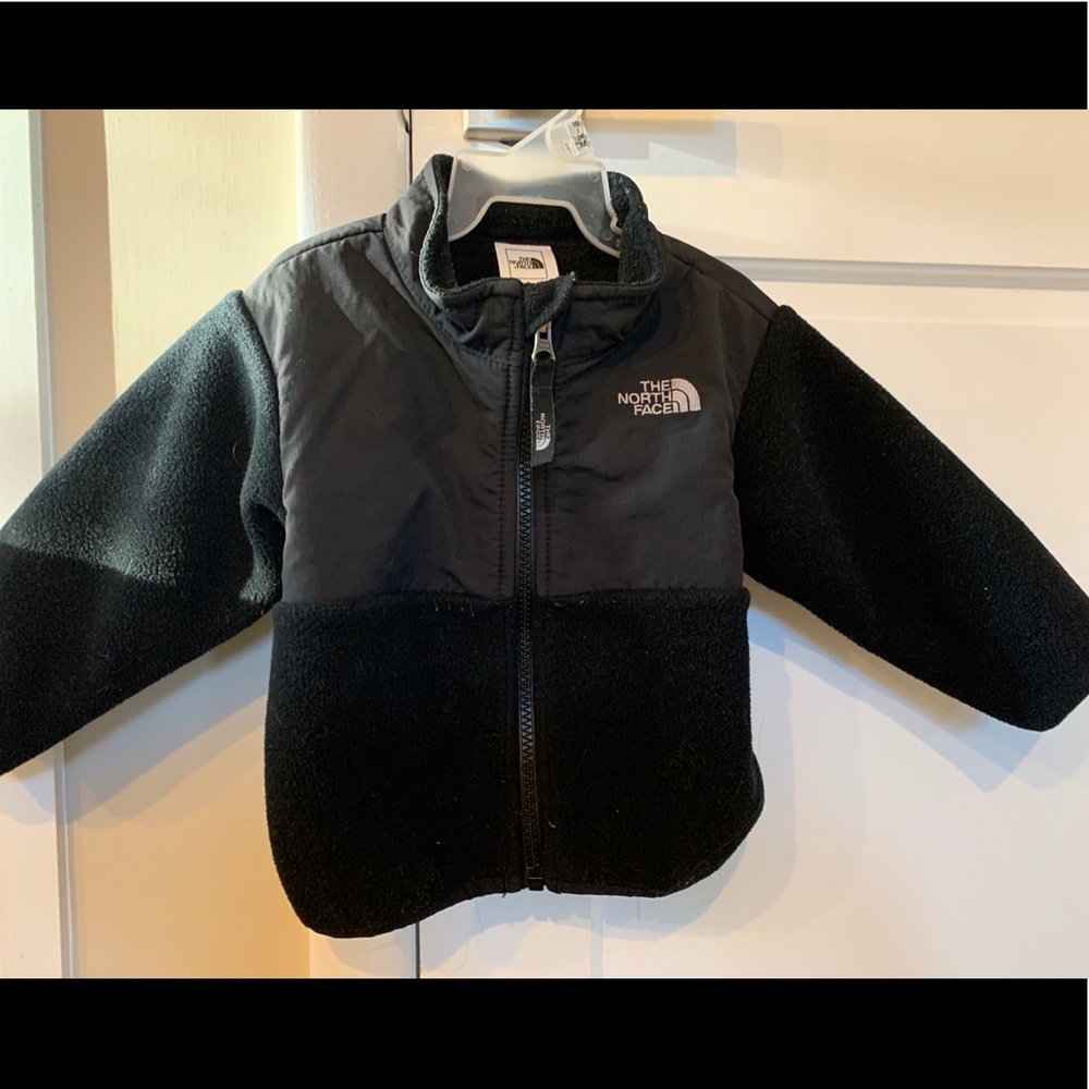 Infant Black The North Face Denali jacket